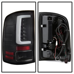 LED Tail Lights - Version 2 - Black (5084743) — angled view