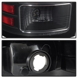 LED Tail Lights - Version 2 - Black (5084743) — angled view