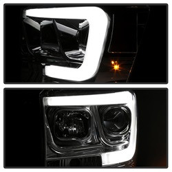 Projector Headlights - Version 2 - Light Bar DRL - Chrome (5085290) — angled view