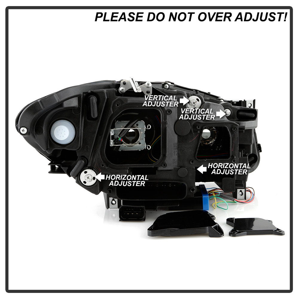AFS Version Projector Headlights - Sequential LED Turn Signal - Black