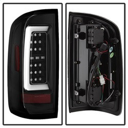 LED Tail Lights - Black (5084576) — angled view