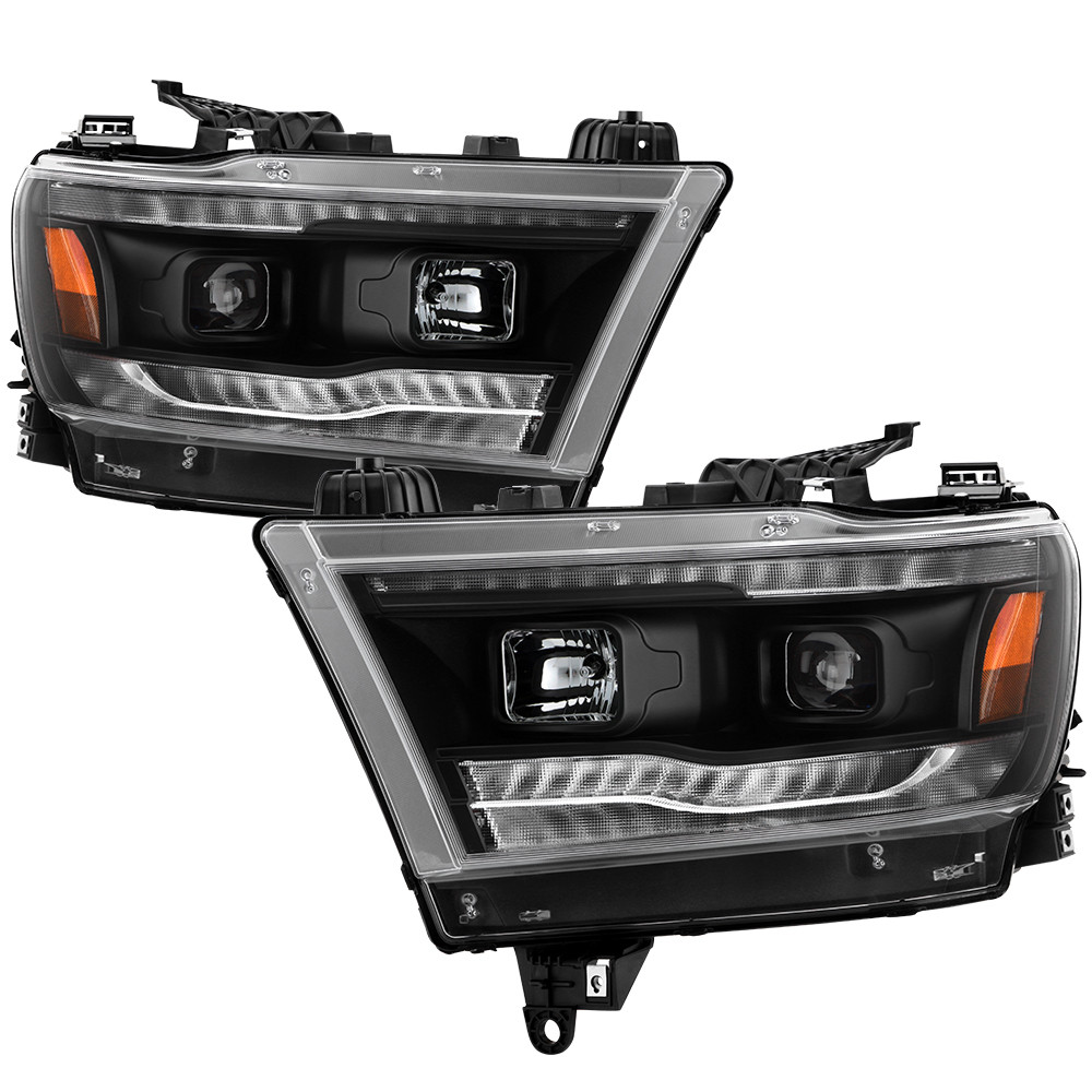 Projector Headlights - Sequential Turn Signal - Black (5087393) — primary image