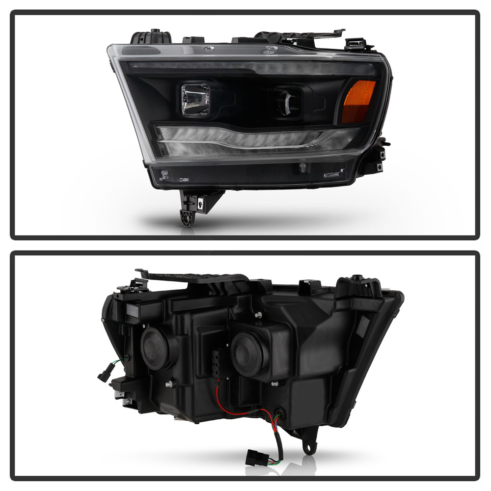 Projector Headlights - Sequential Turn Signal - Black (5087393)