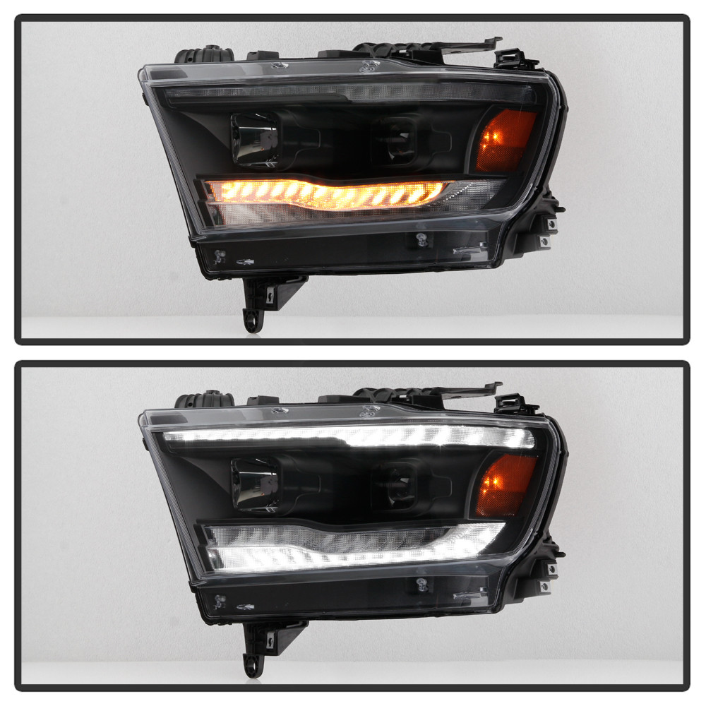 Projector Headlights - Sequential Turn Signal - Black (5087393)