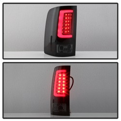 LED Tail Lights - Version 2 - Black Smoke (5084750) — angled view