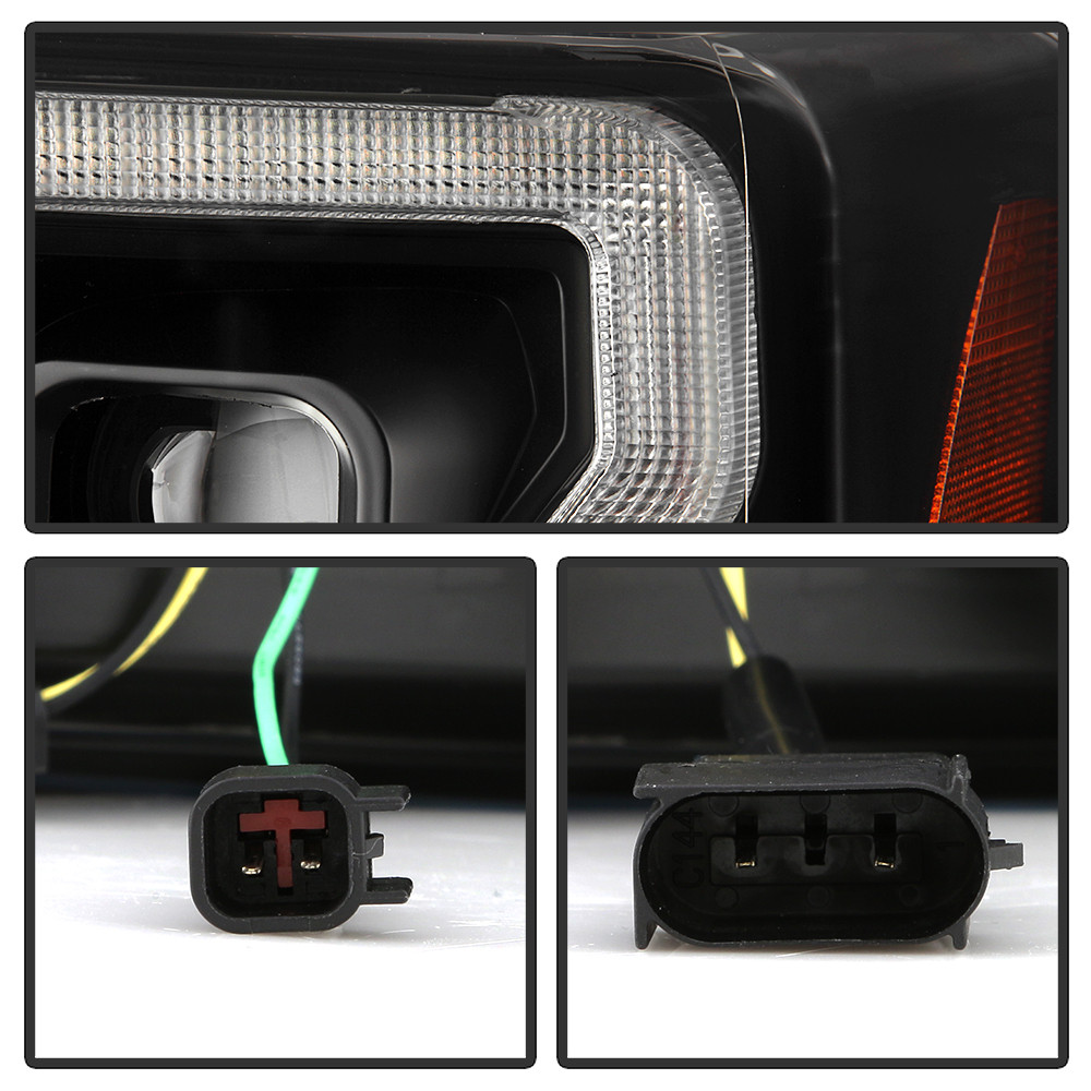 LED Headlights - Sequential Turn Signal - Chrome