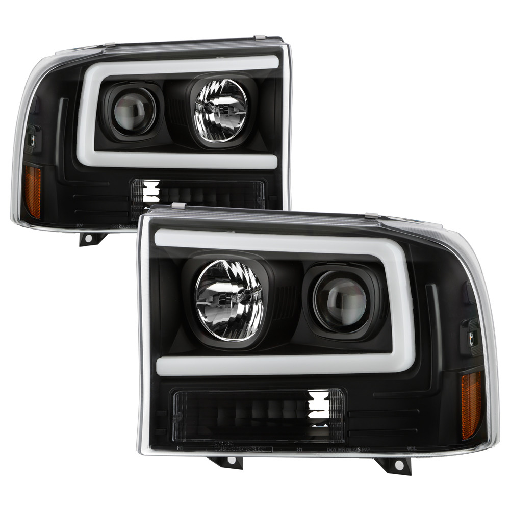 High-Power LED Module ( Low Beam ) Equipped Headlights - Black — primary image