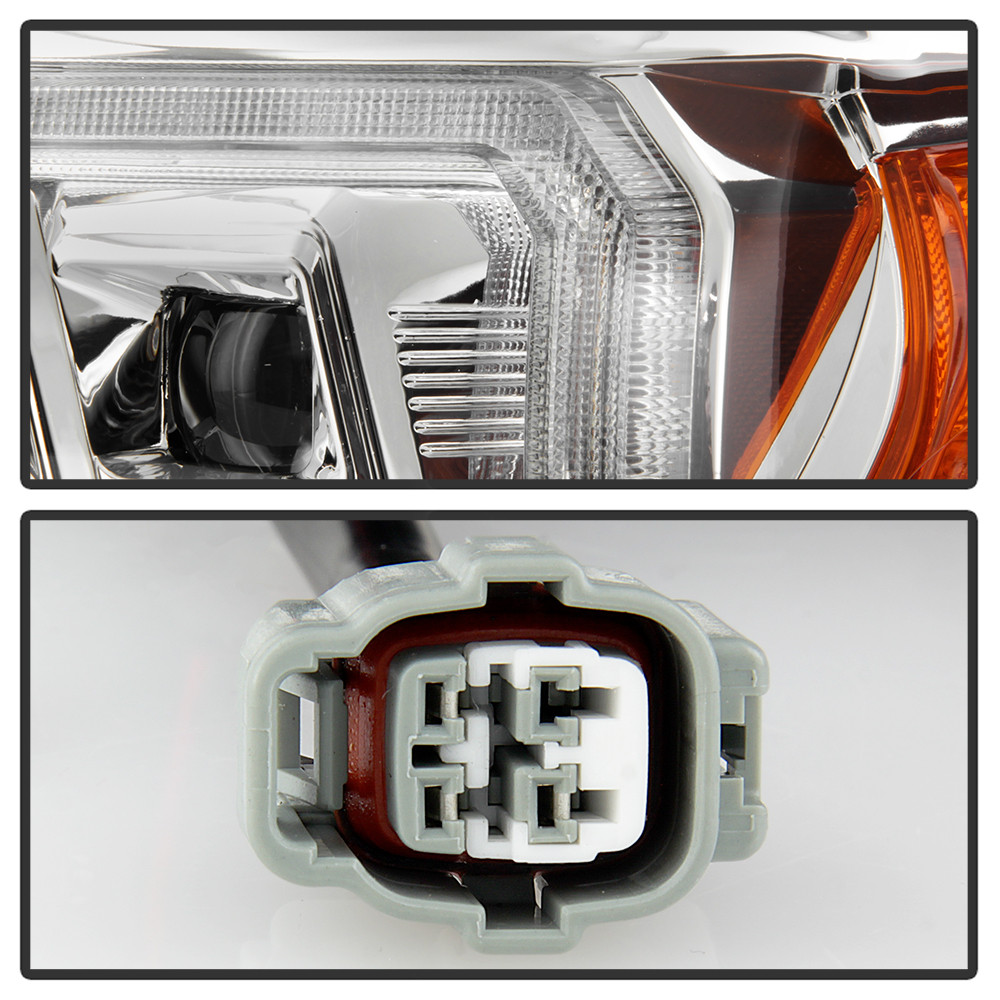 Multi-Beam High-Power LED Module Equipped Headlights - Chrome (5088383)