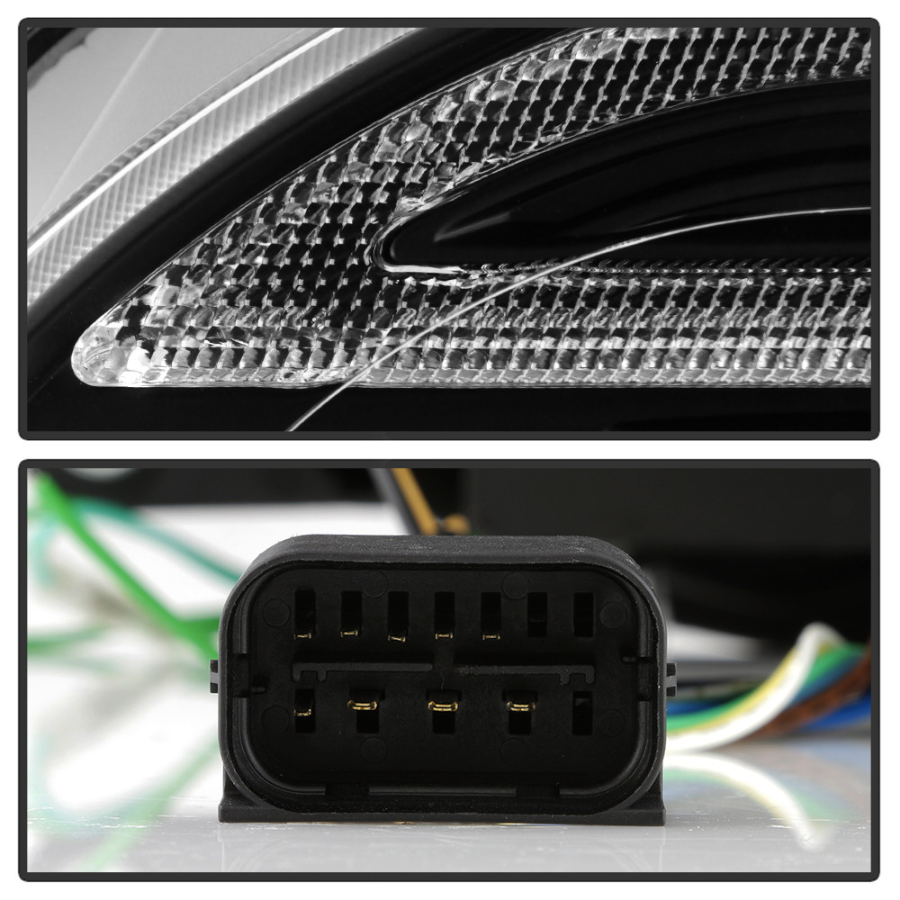 Projector Headlights - Version 2 - Switch Back DRL - Black