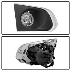 OEM Fog Lights w/ Cover and Switch - Clear (9031595) — angled view
