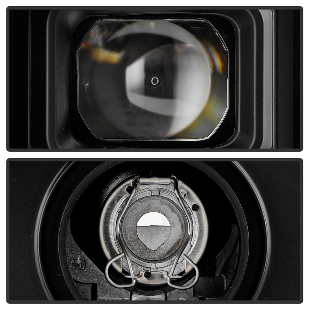 Projector Headlights - Sequential LED Turn Signal Lights - Black (5088796)