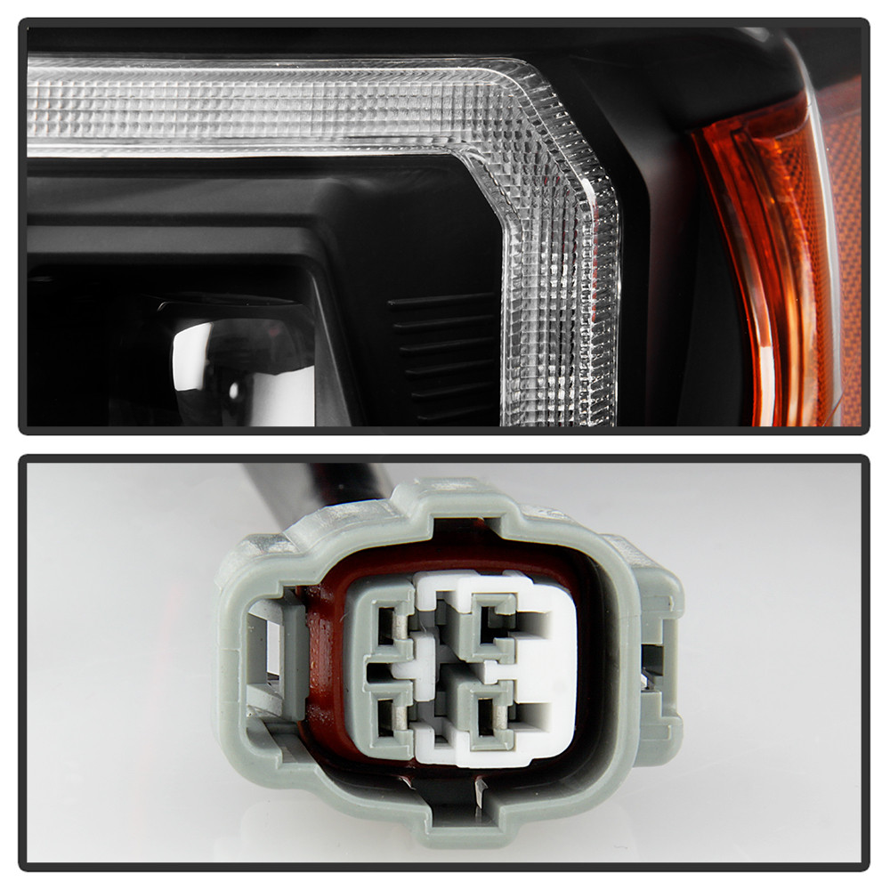 Multi-Beam High-Power LED Module Equipped Headlights - Black (5088390)