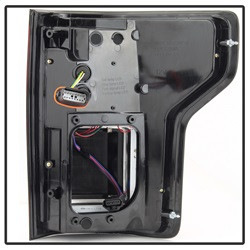 LED Tail Lights - Red Clear (5085320) — angled view