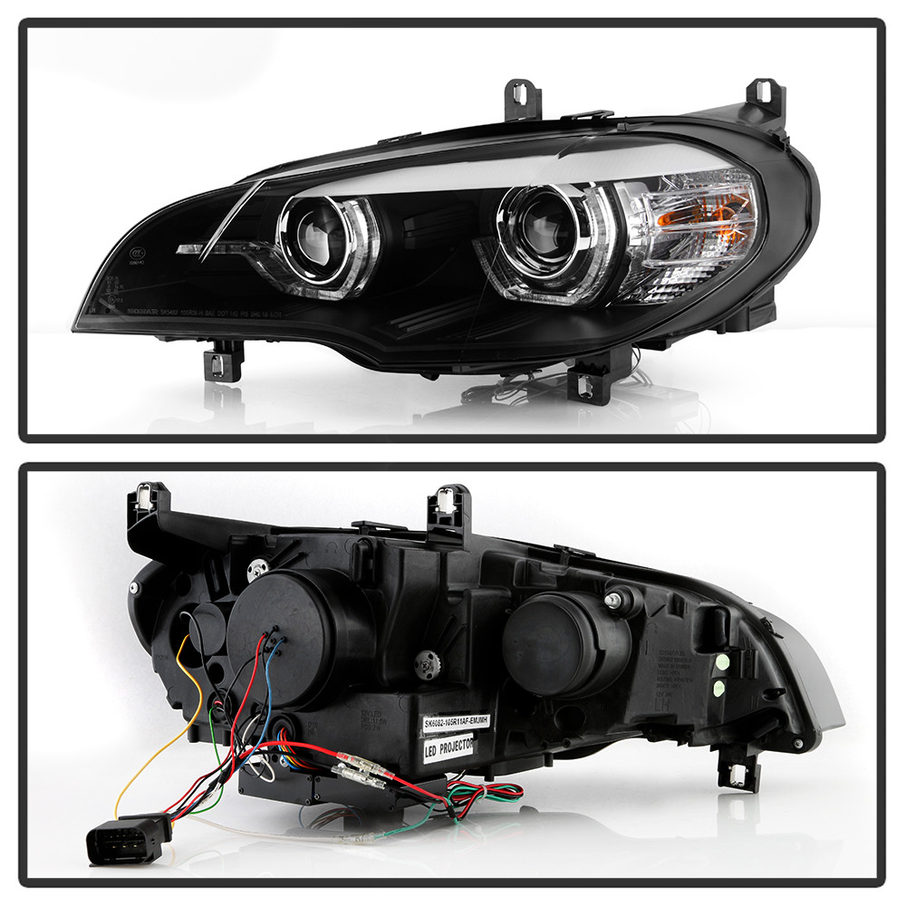 AFS Version High-Power LED Module Equipped Headlights - Black