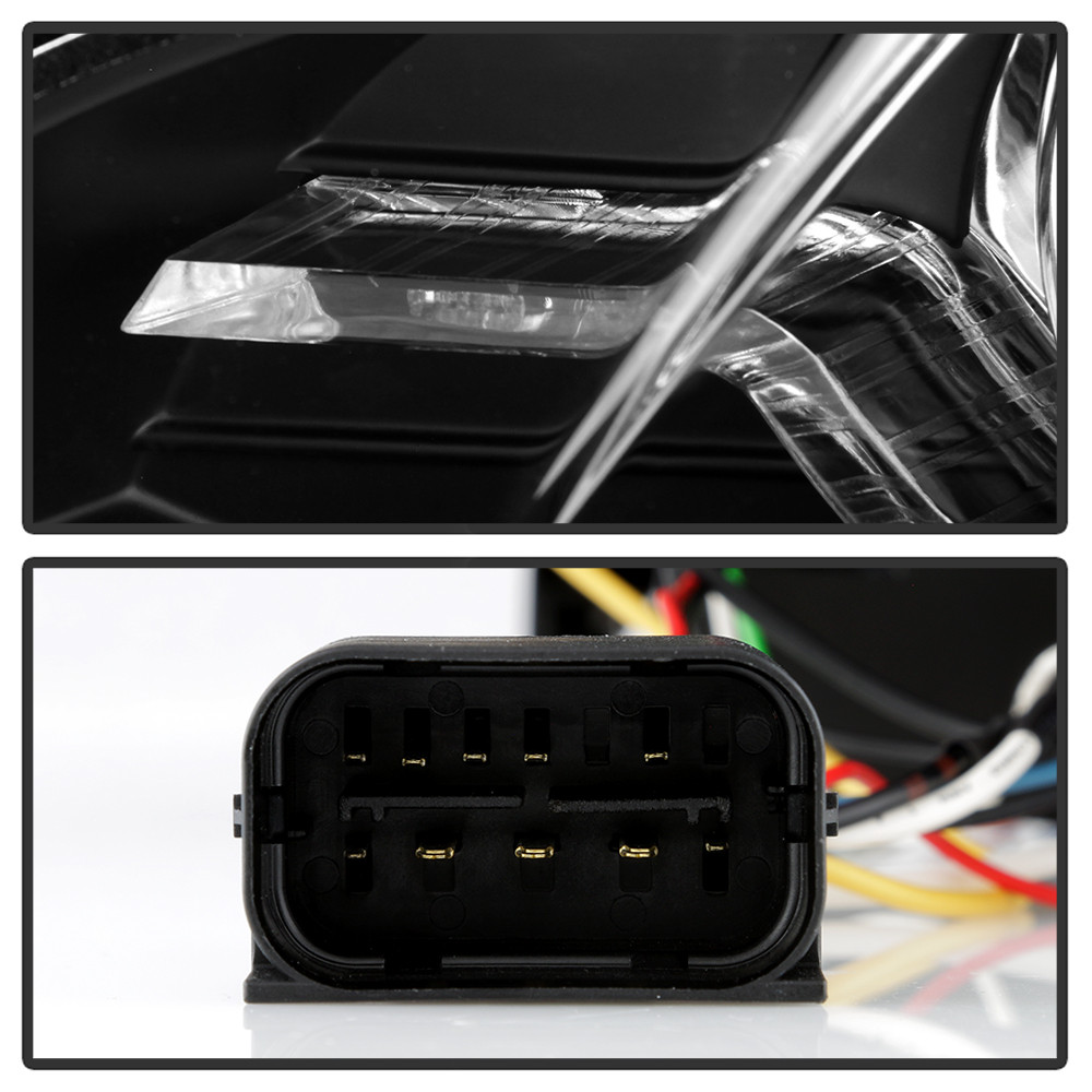 AFS Version High-Power LED Module Equipped Headlights - Black
