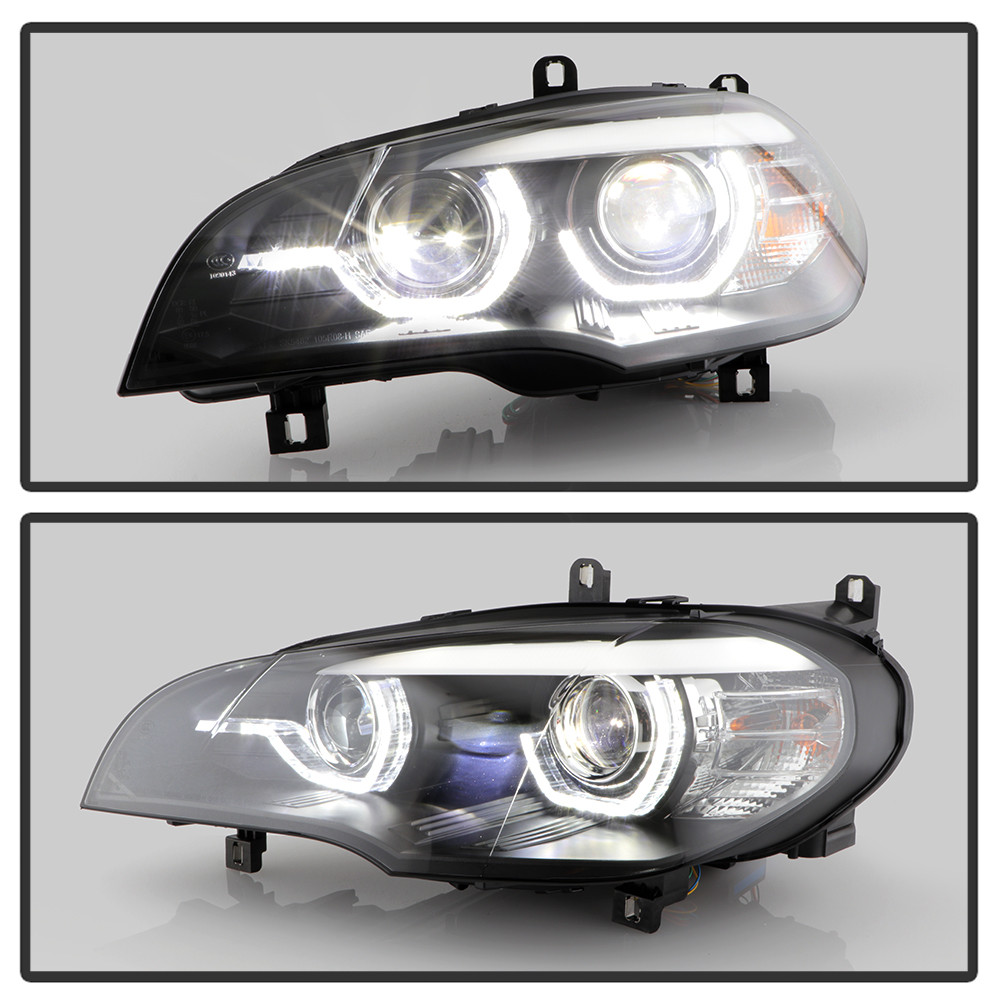AFS Version High-Power LED Module Equipped Headlights - Black