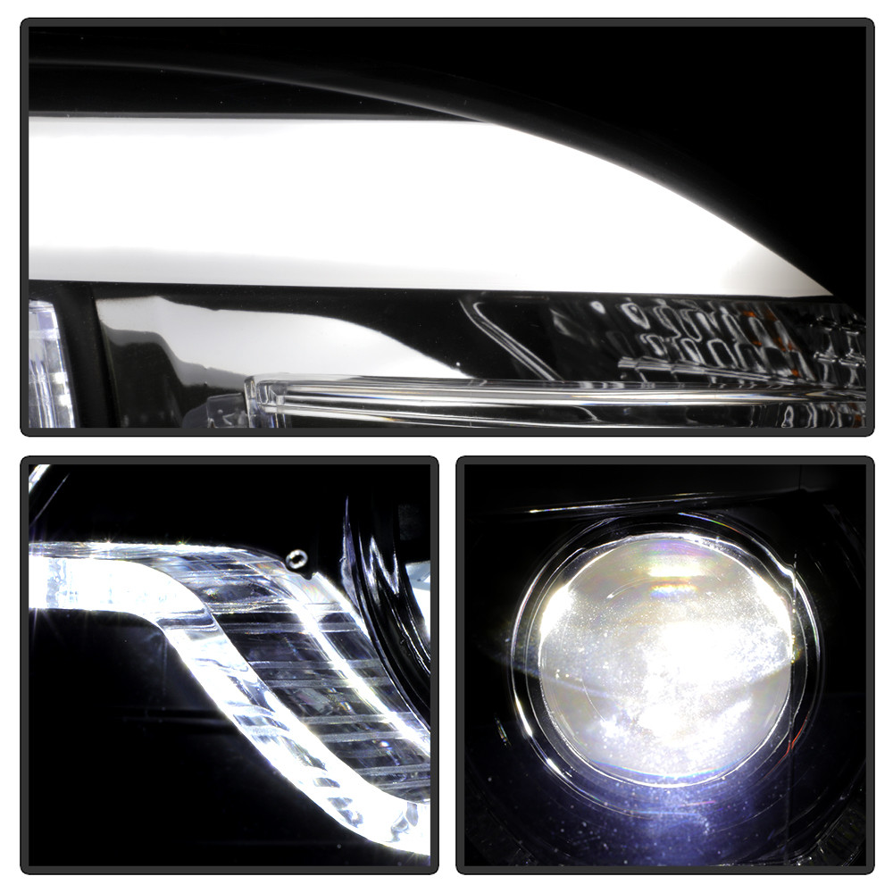 AFS Version High-Power LED Module Equipped Headlights - Black