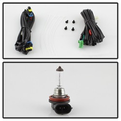 OEM Fog Lights w/ Switch and Cover - Clear (9031489) — angled view