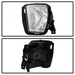 OEM Style Fog Lights w/ O Switch- Clear — angled view