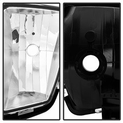 OEM Style Fog Lights w/ O Switch- Clear — angled view