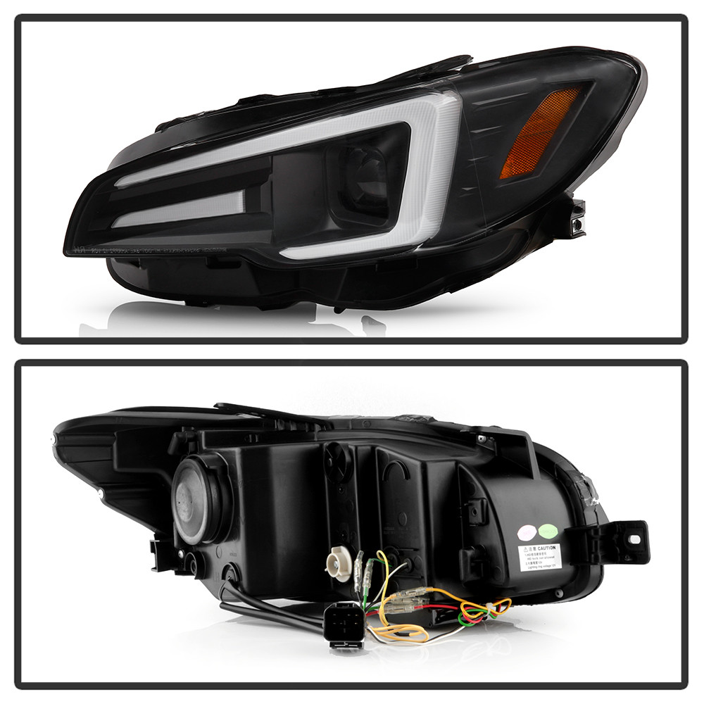 Projector Headlights - DRL - Black (5088086)