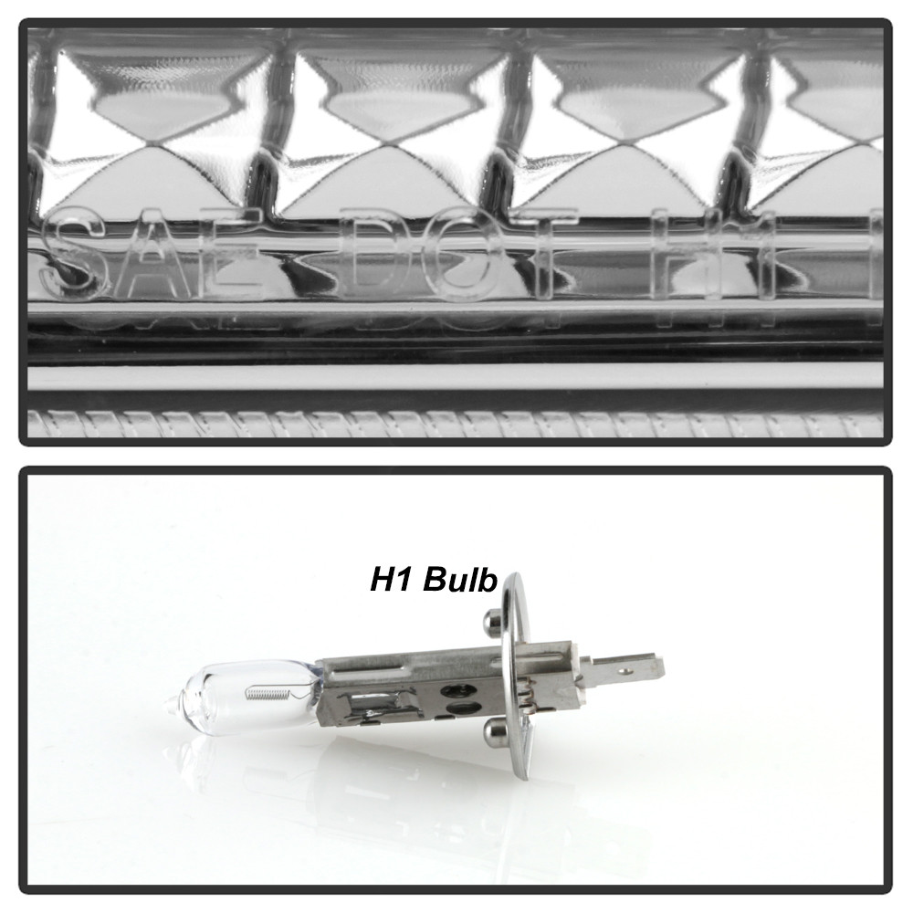 High-Power LED Module ( Low Beam ) Equipped Headlights - Version 2 - Chrome