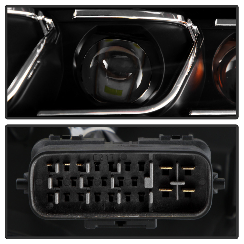 High-Power LED Module ( Low Beam ) Equipped Headlights - Black (5088246)