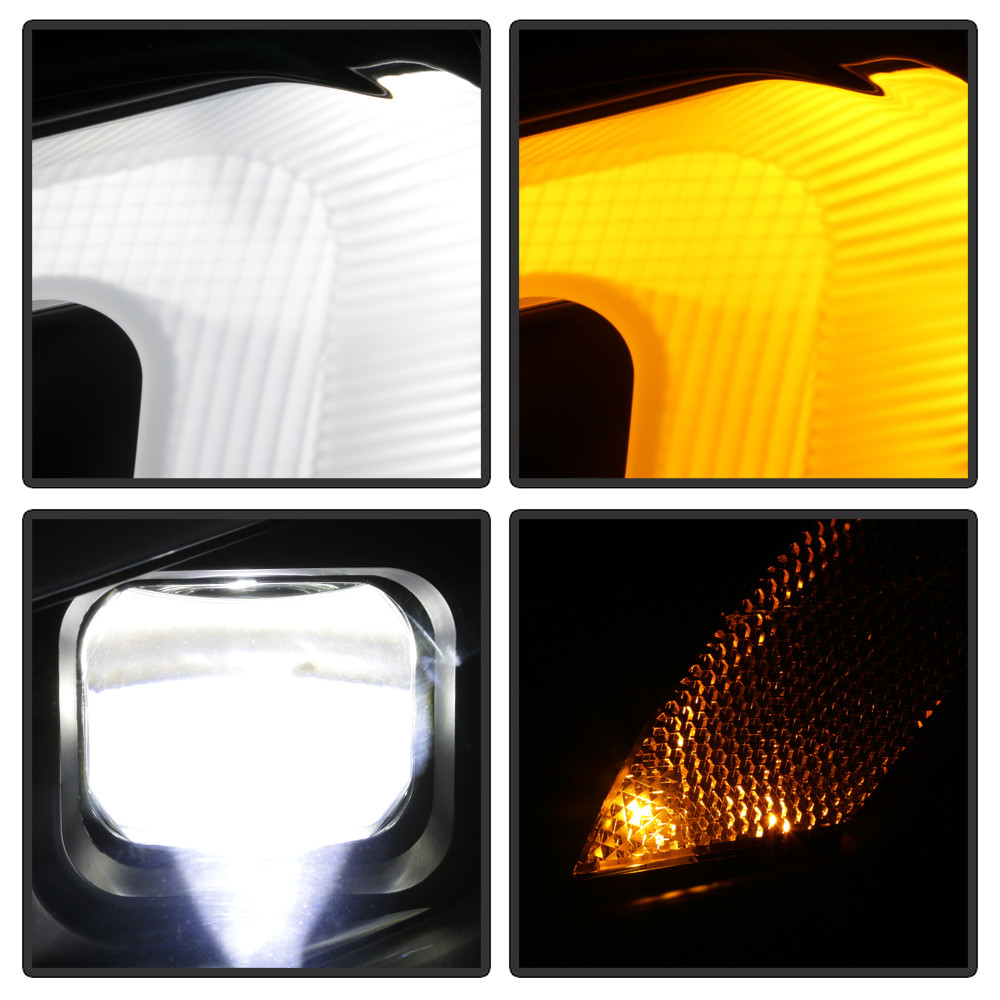 High-Power LED Module ( Low Beam ) Equipped Headlights - Black (5088093)