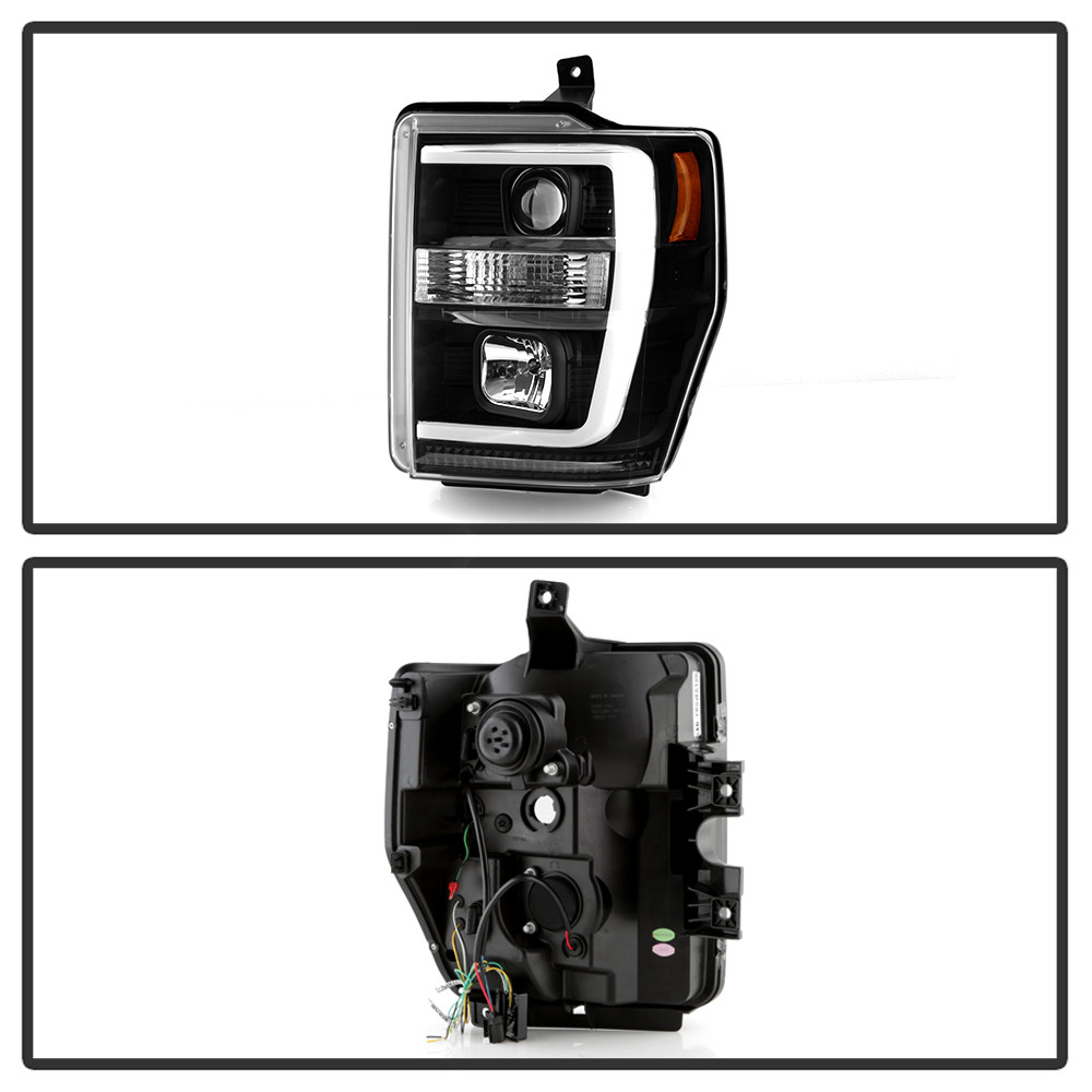 High-Power LED Module ( Low Beam ) Equipped Headlights - Version 2 - Black