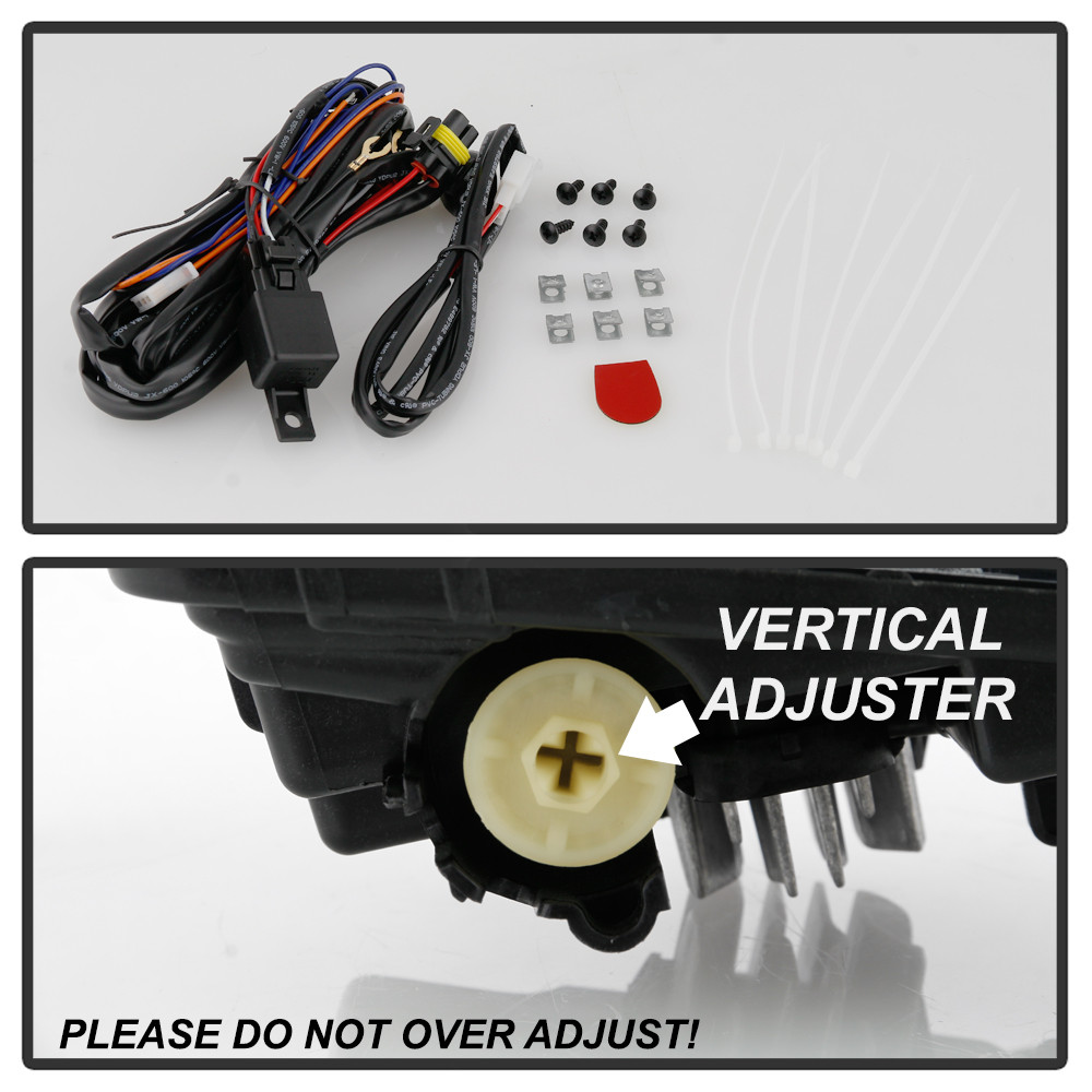 OEM LED Fog Lights w/ Universal Switch - Clear (5086983)