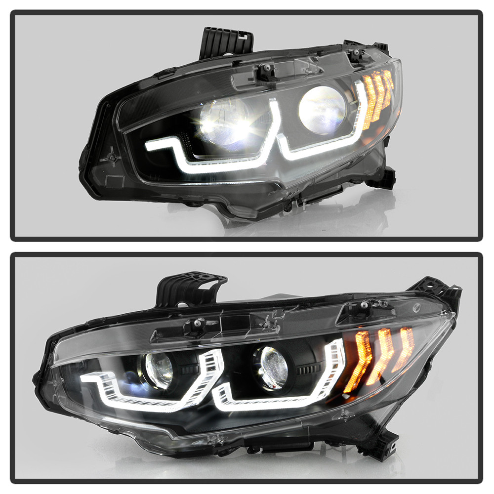 LED Headlights - Sequential Turn Signal - Black (5087539)