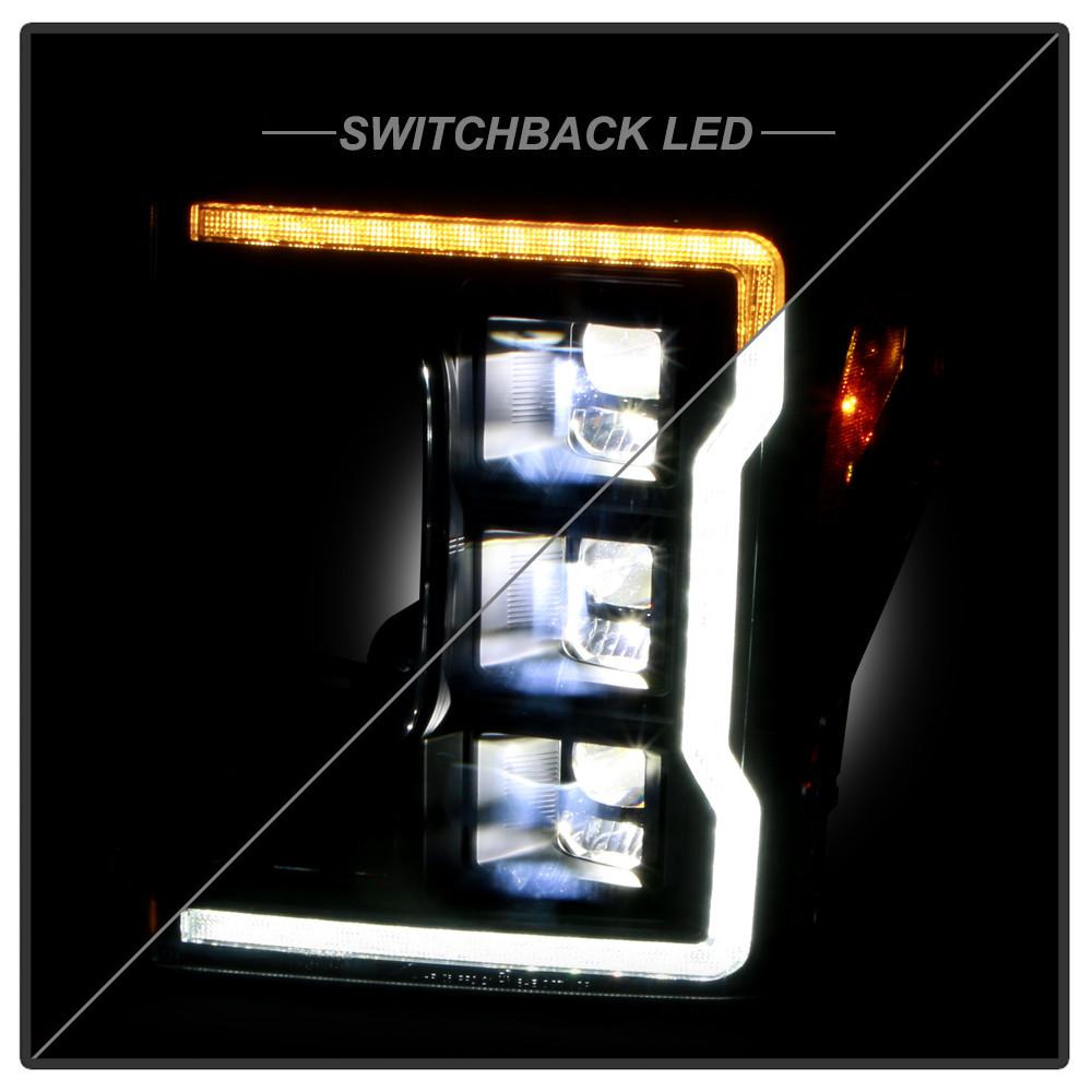 High-Power LED Module ( Low Beam ) Equipped Headlights - Black (5088635)