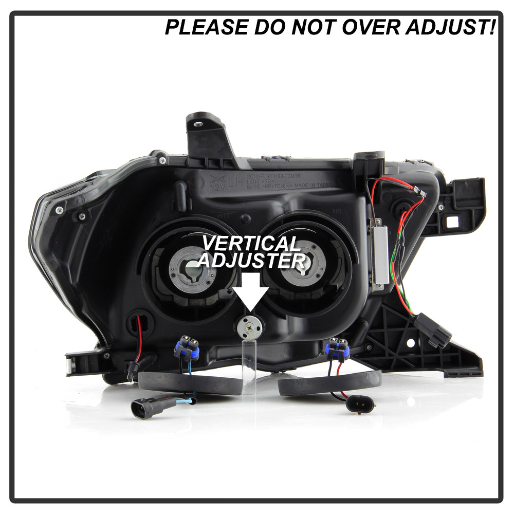 Projector Headlights - Sequential Turn Signal - Black Smoke