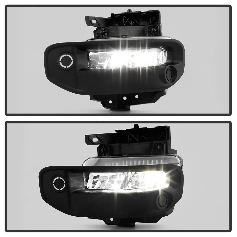 OEM LED Fog Lights w/ Universal Switch - Clear (9051067)