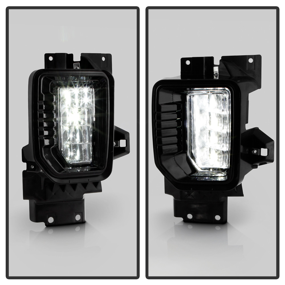 OEM LED Fog Lights w/ Universal Switch - Clear (9051173)