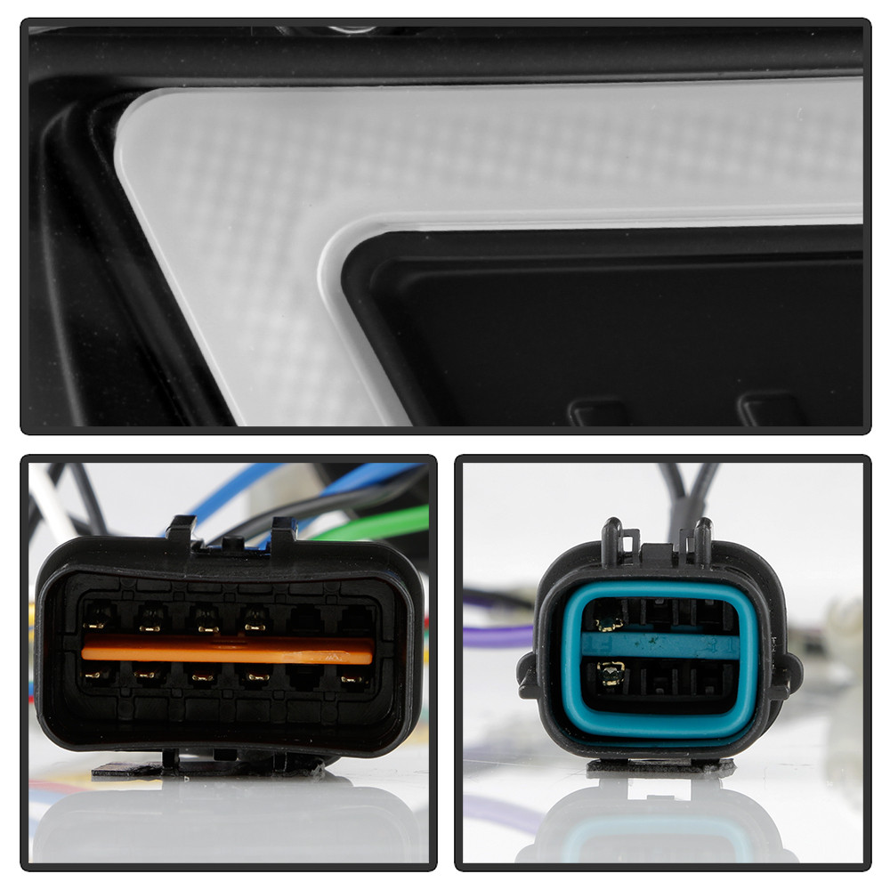 Projector Headlights - Sequential LED Turn Signal - Black (5088123)