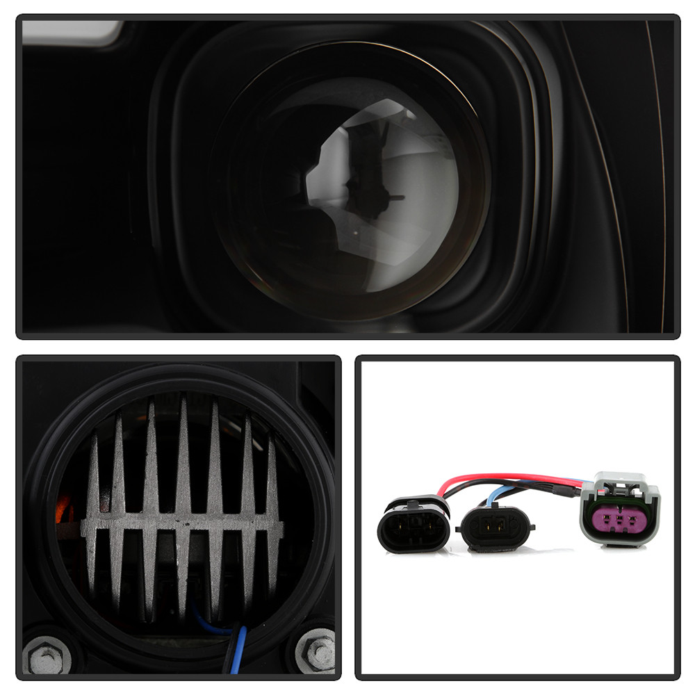 High-Power LED Module ( Low Beam ) Equipped Headlights - Version 2 - Black (5088482)
