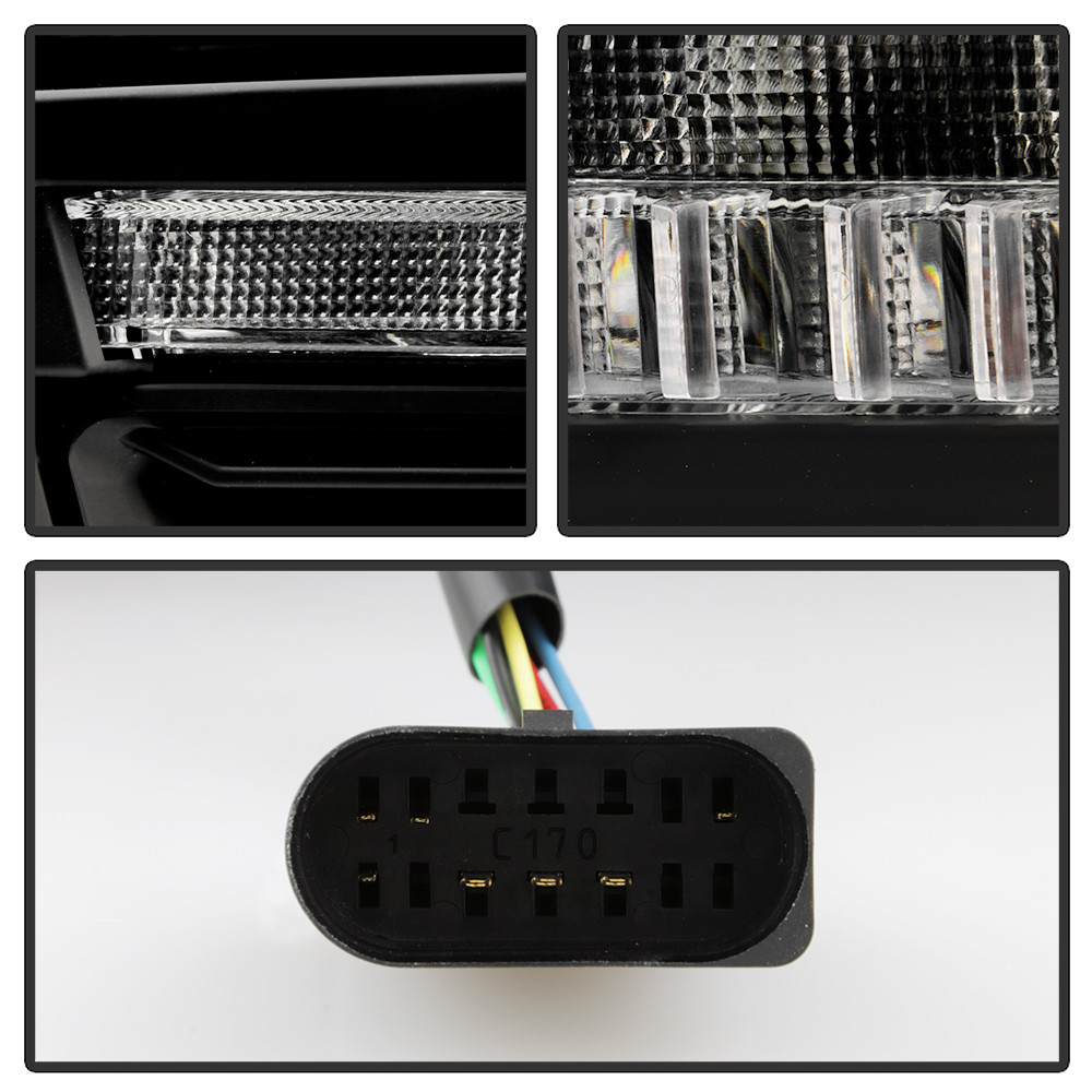 High-Power LED Module (High Beam And Low Beam) Equipped Headlights - Black (5088673)