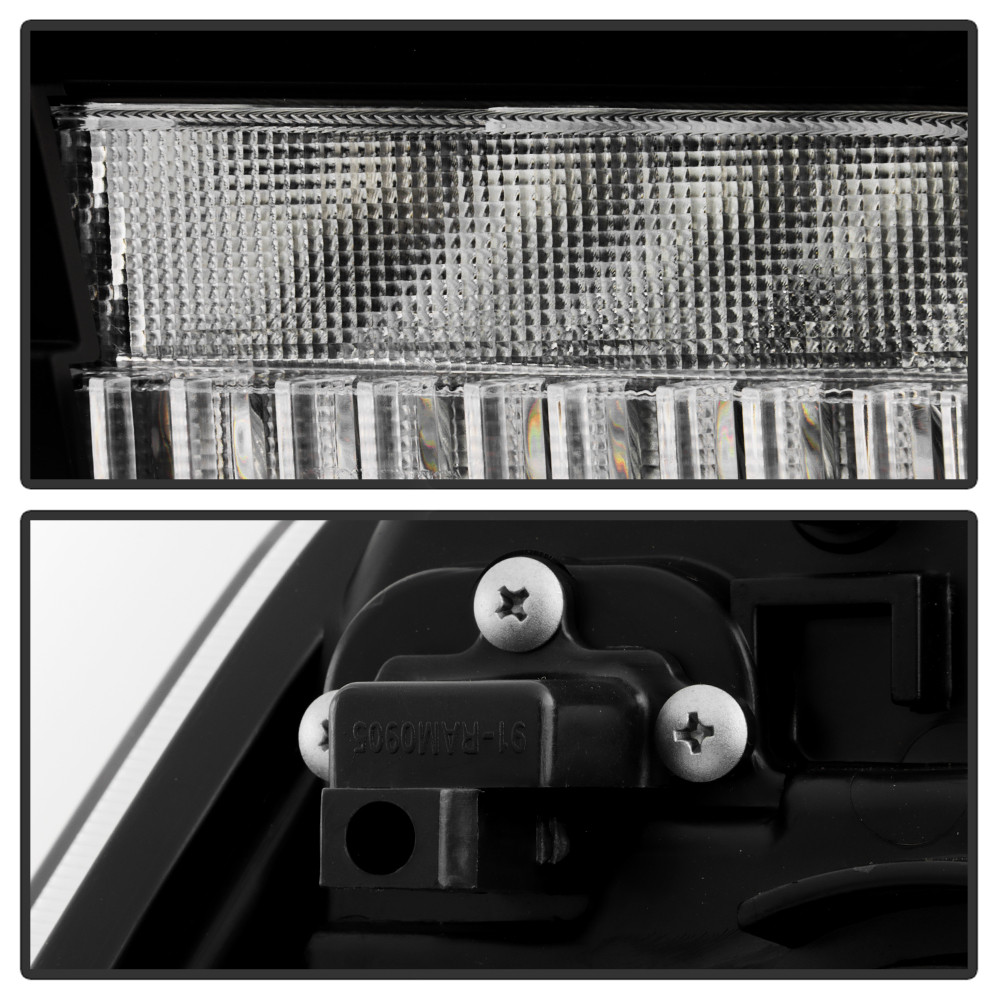 High-Power LED Module (High Beam And Low Beam) Equipped Headlights - Black (5088673)