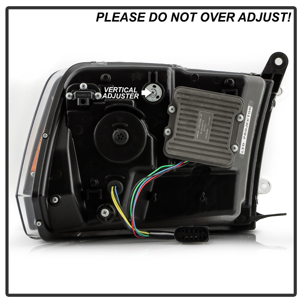 High-Power LED Module (High Beam And Low Beam) Equipped Headlights - Black (5088673)