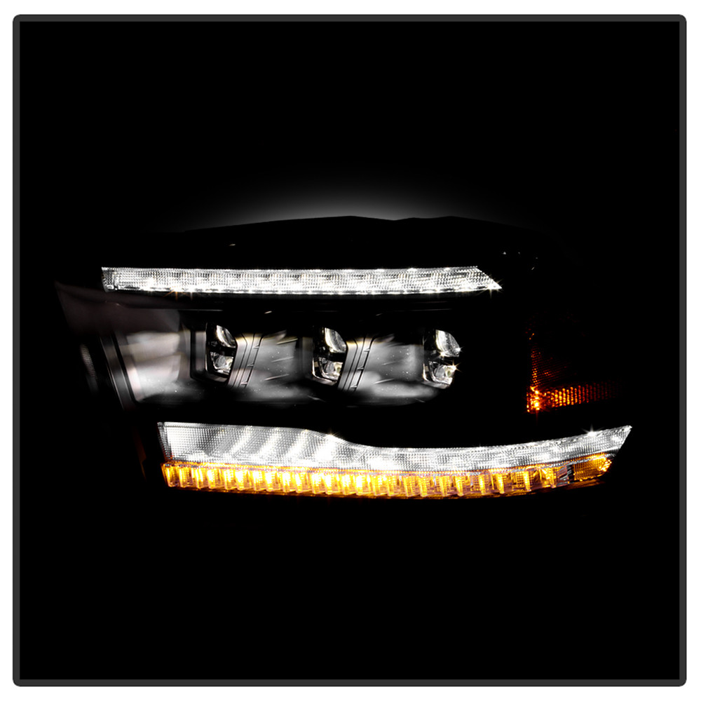 High-Power LED Module (High Beam And Low Beam) Equipped Headlights - Black (5088673)