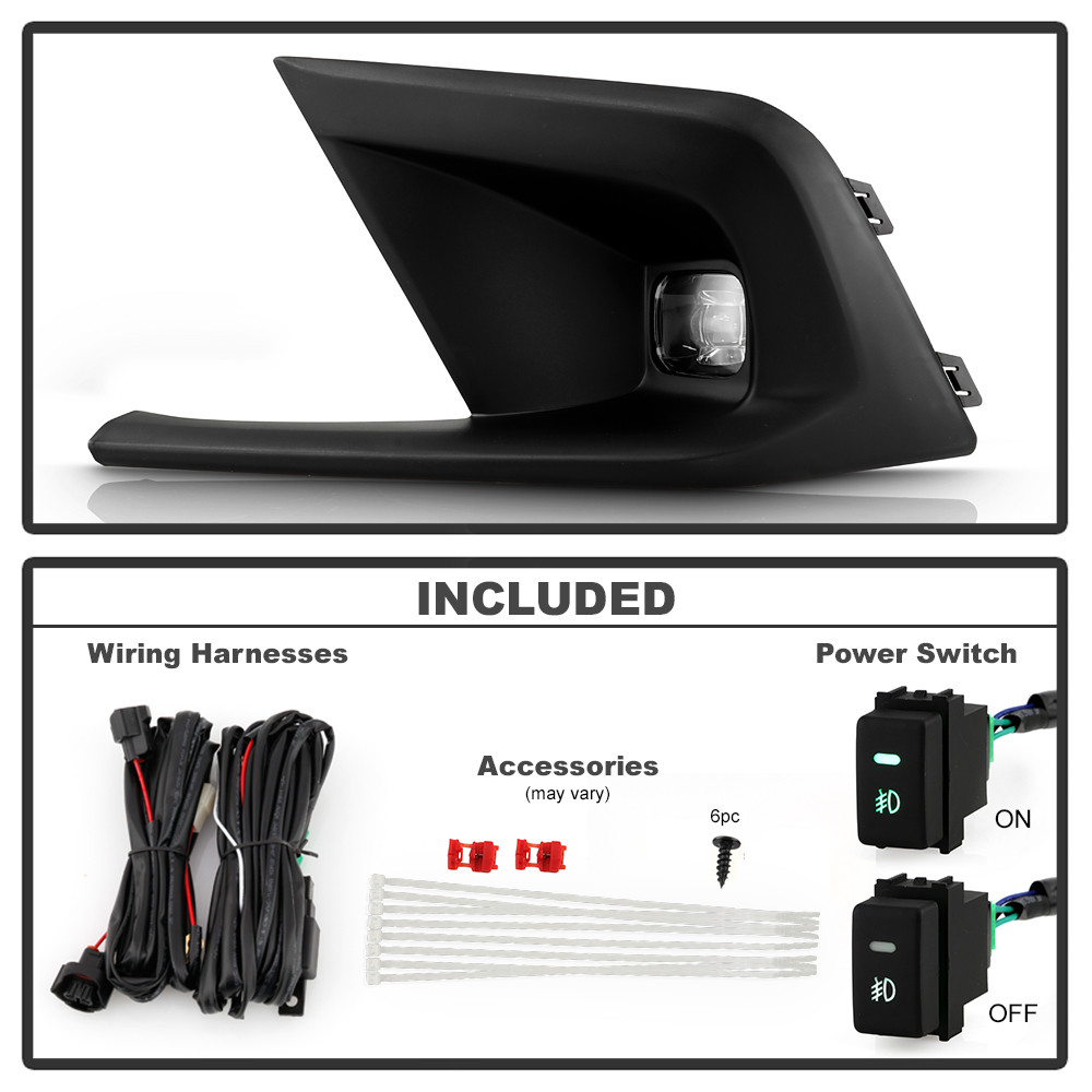 OEM Full LED Fog Lights w/ Switch - Clear (9051203)