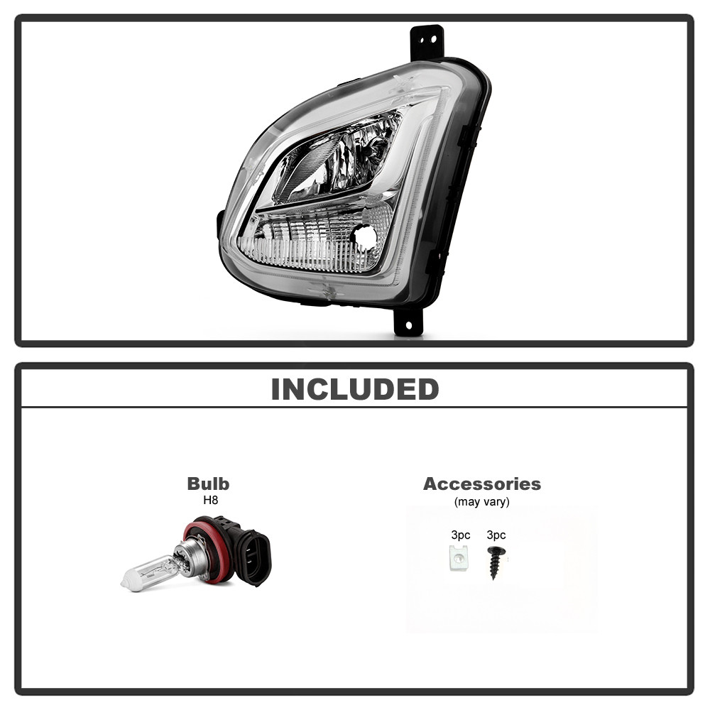 OEM Style Fog Lights - Left - (Driver Side)