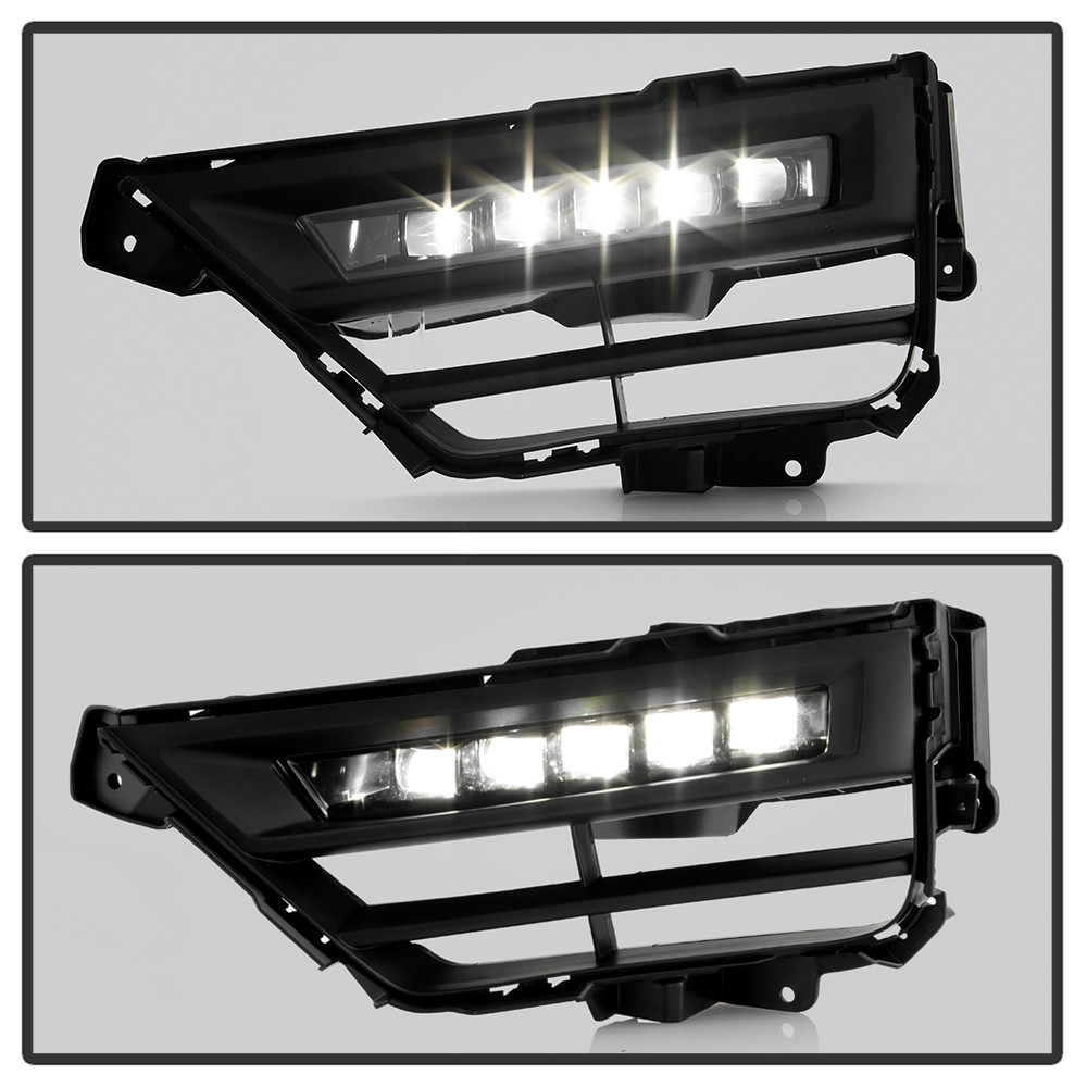 OEM Full LED Fog Lights w/ Switch - Clear (9051210)