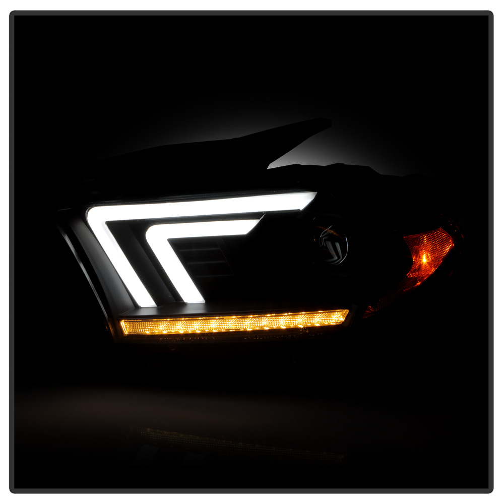Projector Headlights - Sequential LED Turn Signal Lights - Black (5088680)