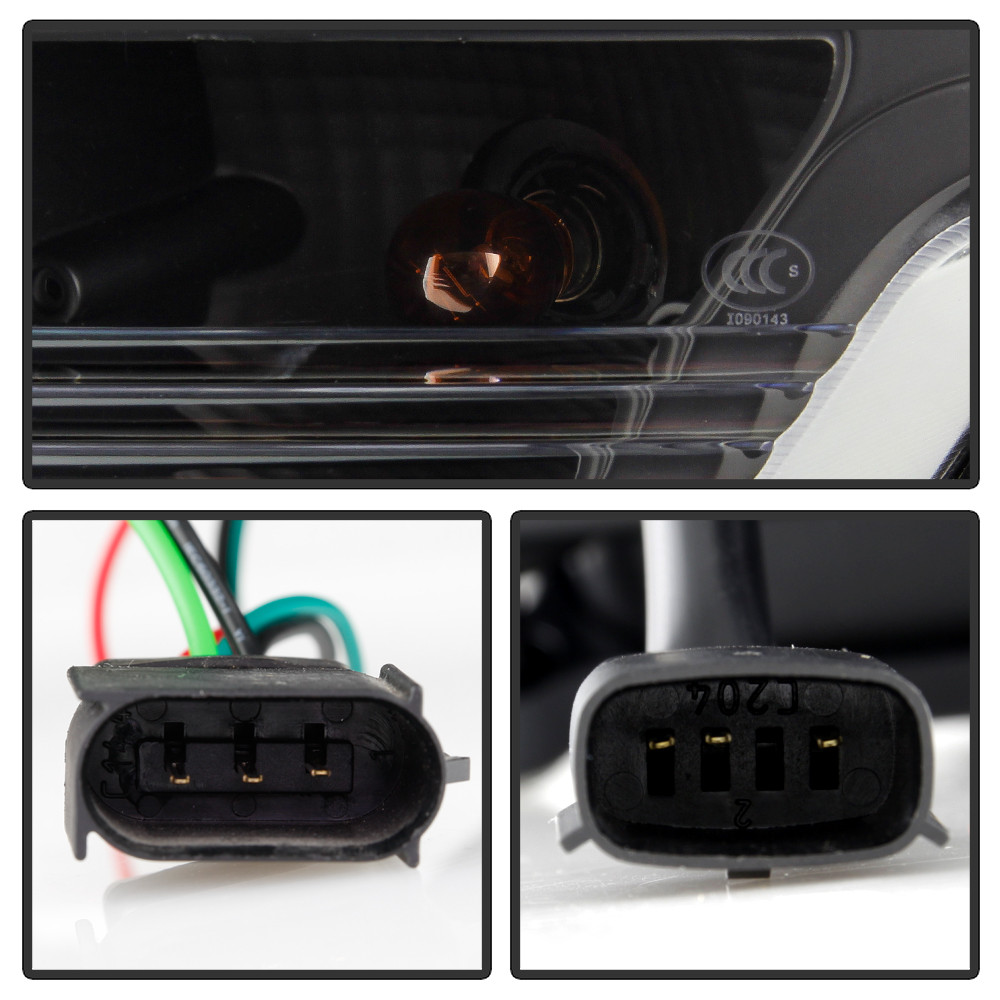 Light Bar Projector Headlights - Black (5087591)