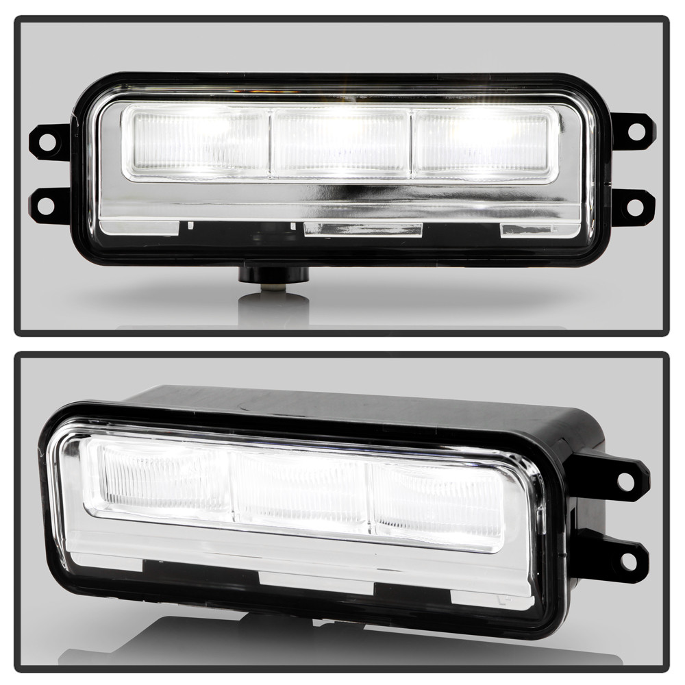 OEM Full LED Fog Lights w/ Switch - Clear