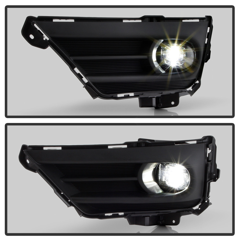 OEM Full LED Fog Lights w/ Switch - Clear (9051227)