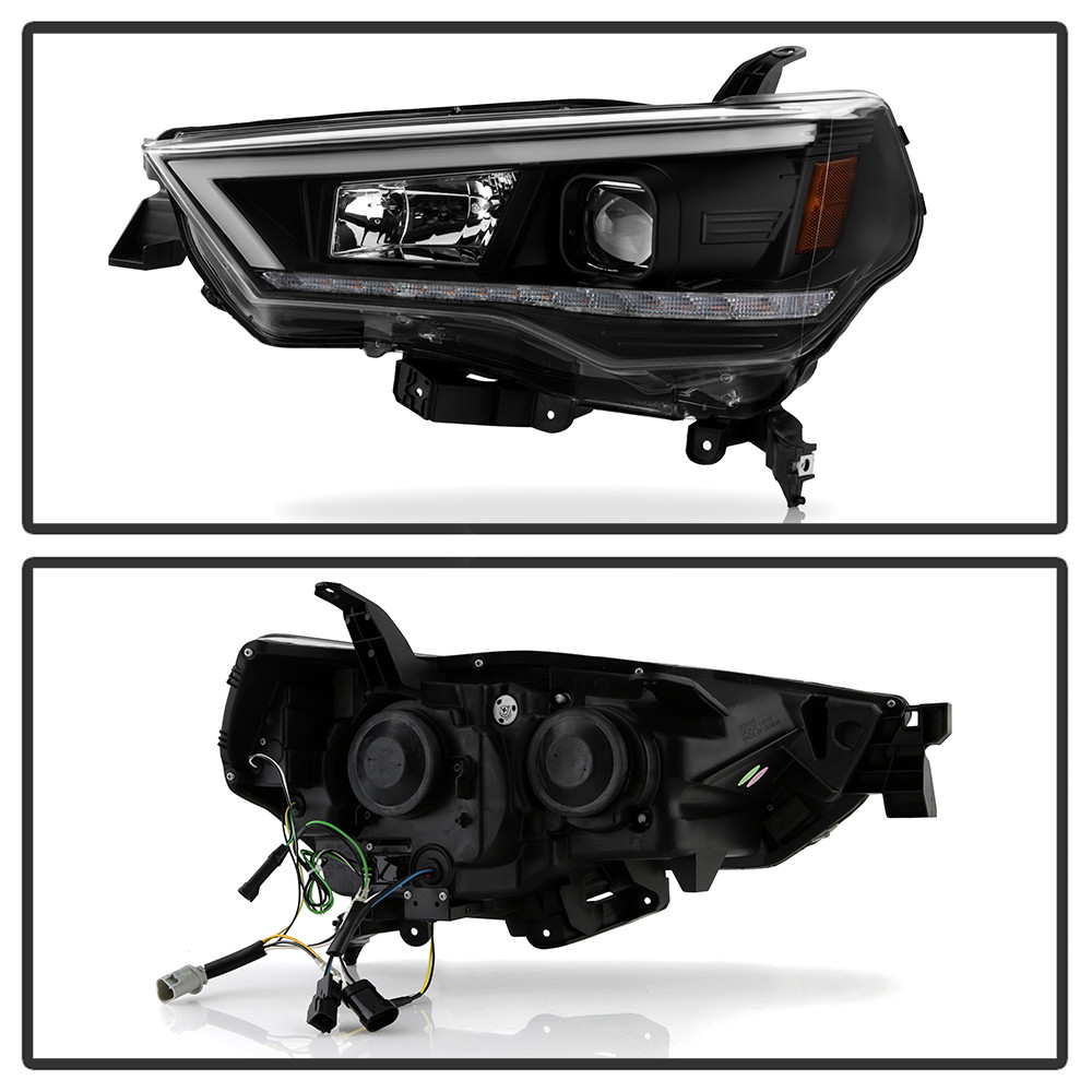 Projector Headlights - Sequential LED Turn Signal - Black (5088154)