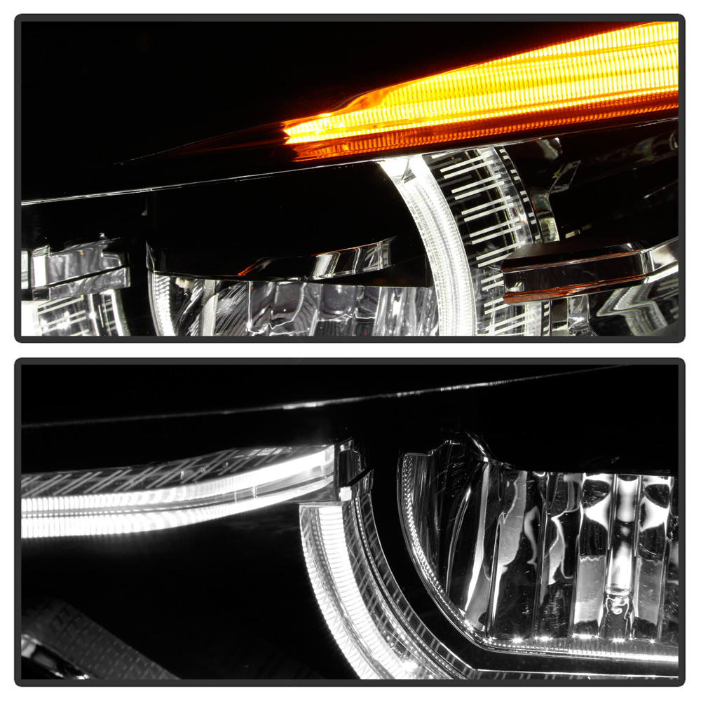 FULL LED Projector Headlights - Chrome